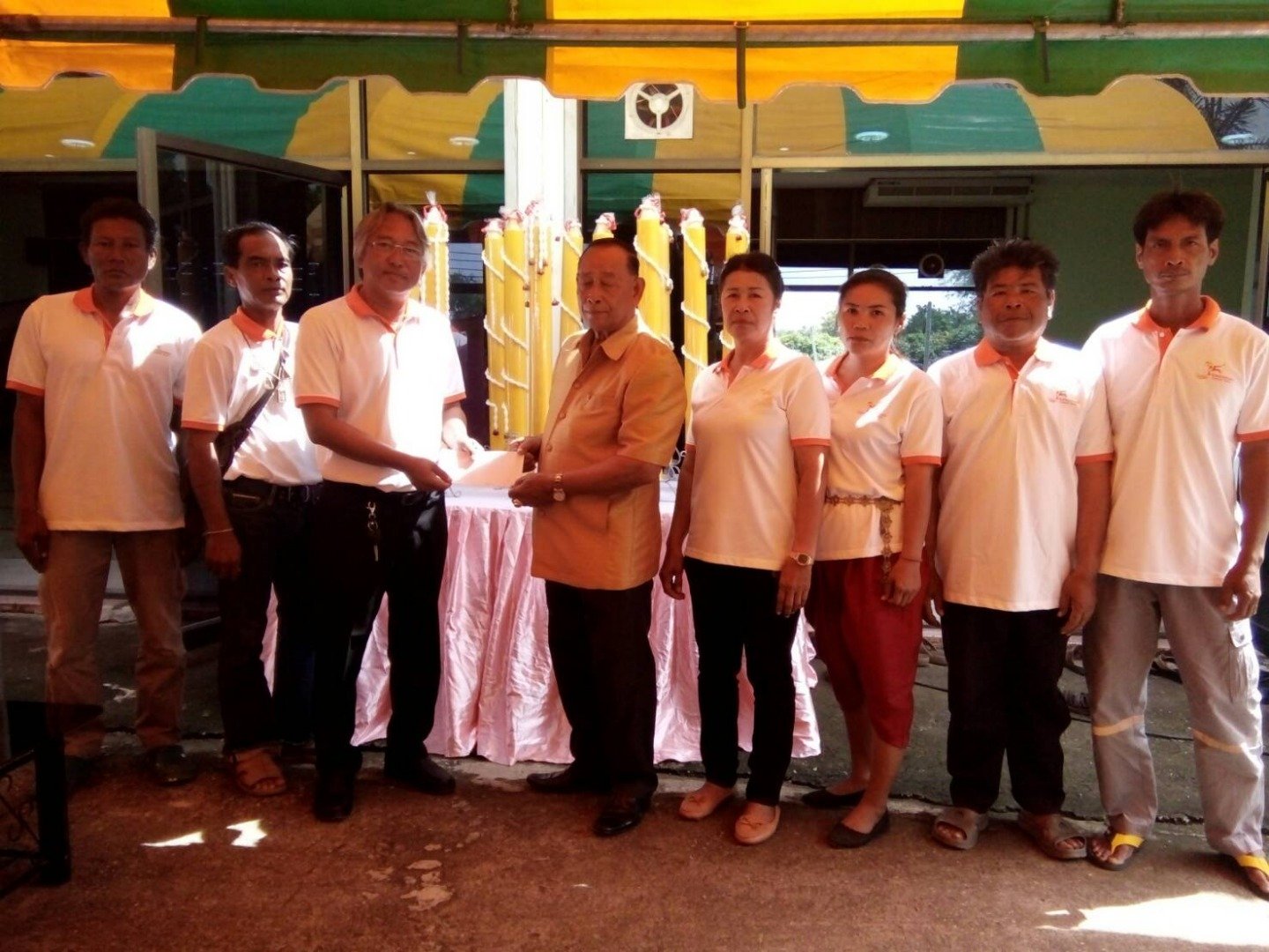 GCPC Solar Power Plant Supported Buddhist Lent Candle Festival, and Offered Food Alms to Monks