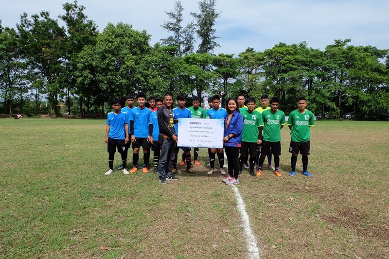 Wind Energy Development (WED) Sponsored "1st Ban Noi Pattana Cup" Football Match at Ban Noi Pattana School