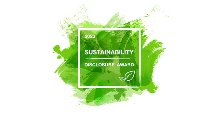 รางวัลประกาศเกียรติคุณ Sustainability Disclosure Recognition ประจำปี 2566